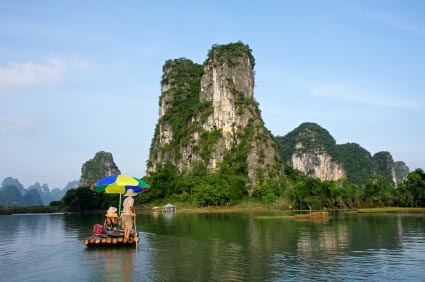 Bamboo Rafting on the Li River