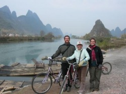 Cycling around Yangshuo